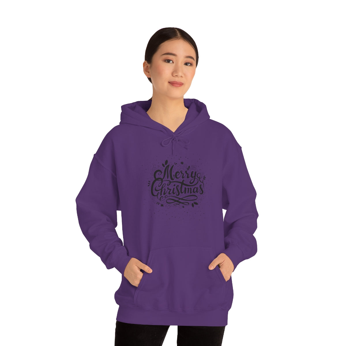 "Merry Christmas" Unisex Heavy Blend™ Hooded Sweatshirt