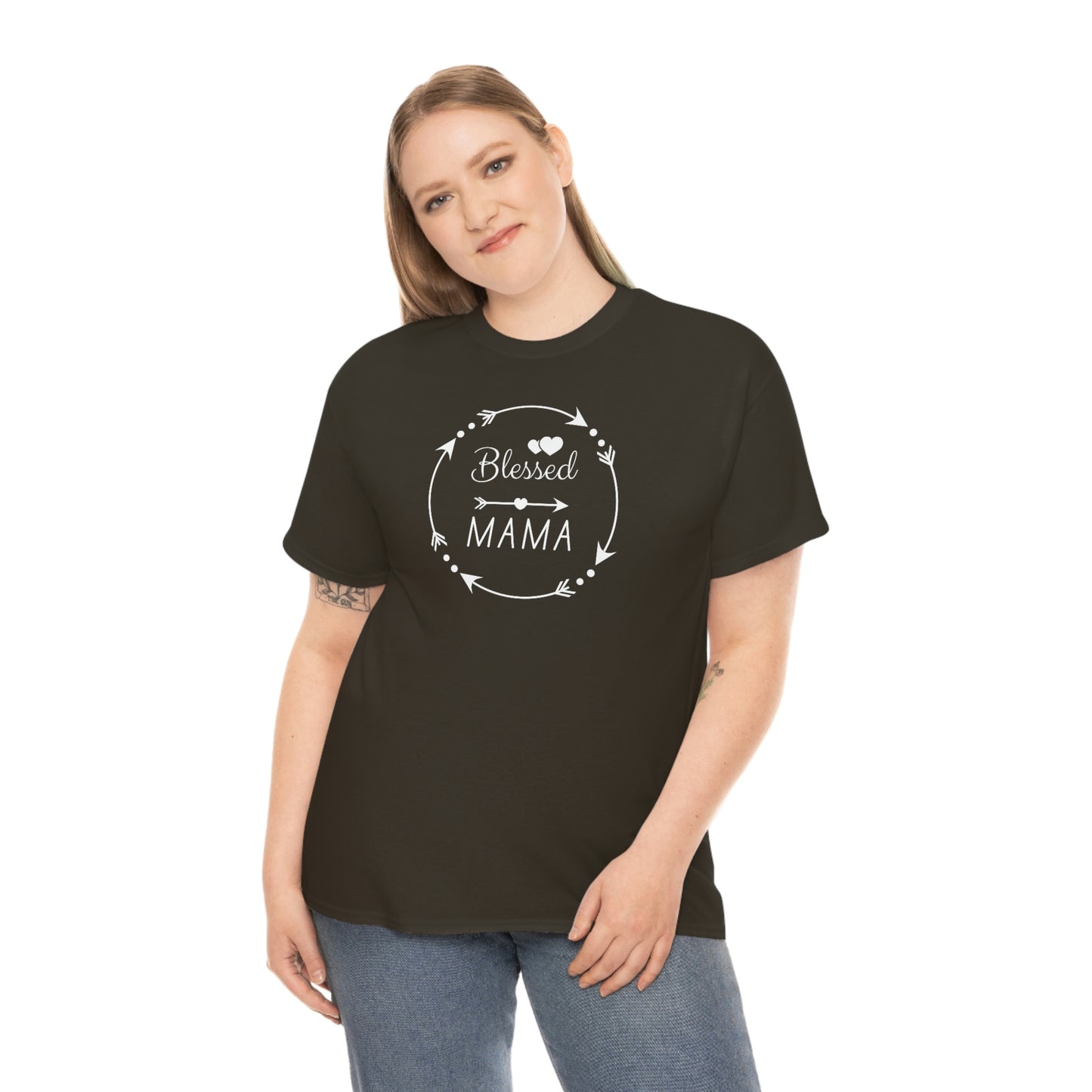 "Blessed Mama" Unisex Heavy Cotton Tee