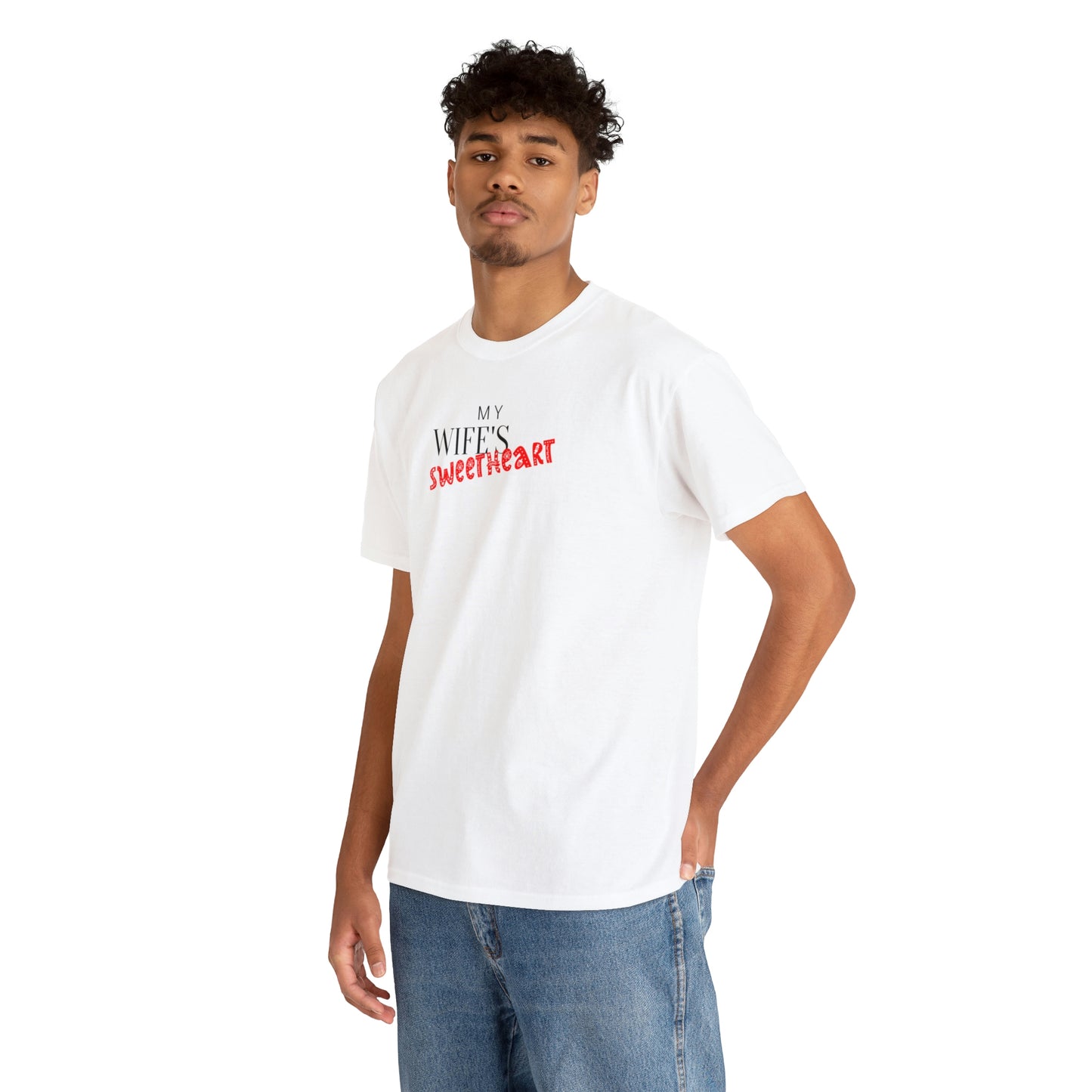 "My Wife's Sweetheart" Unisex Heavy Cotton Tee