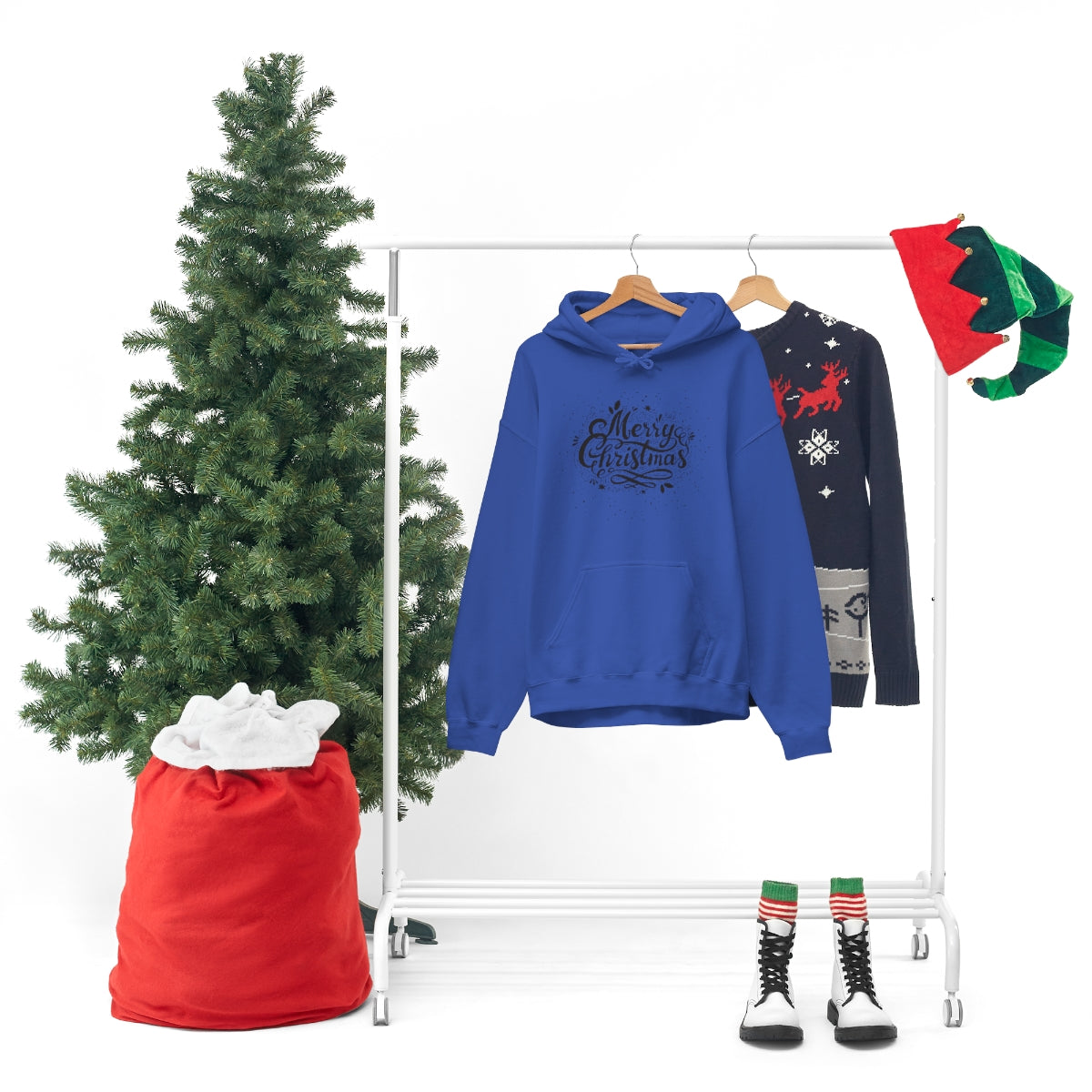"Merry Christmas" Unisex Heavy Blend™ Hooded Sweatshirt