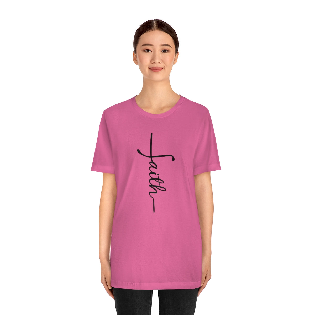 "Faith" Unisex Jersey Short Sleeve Tee