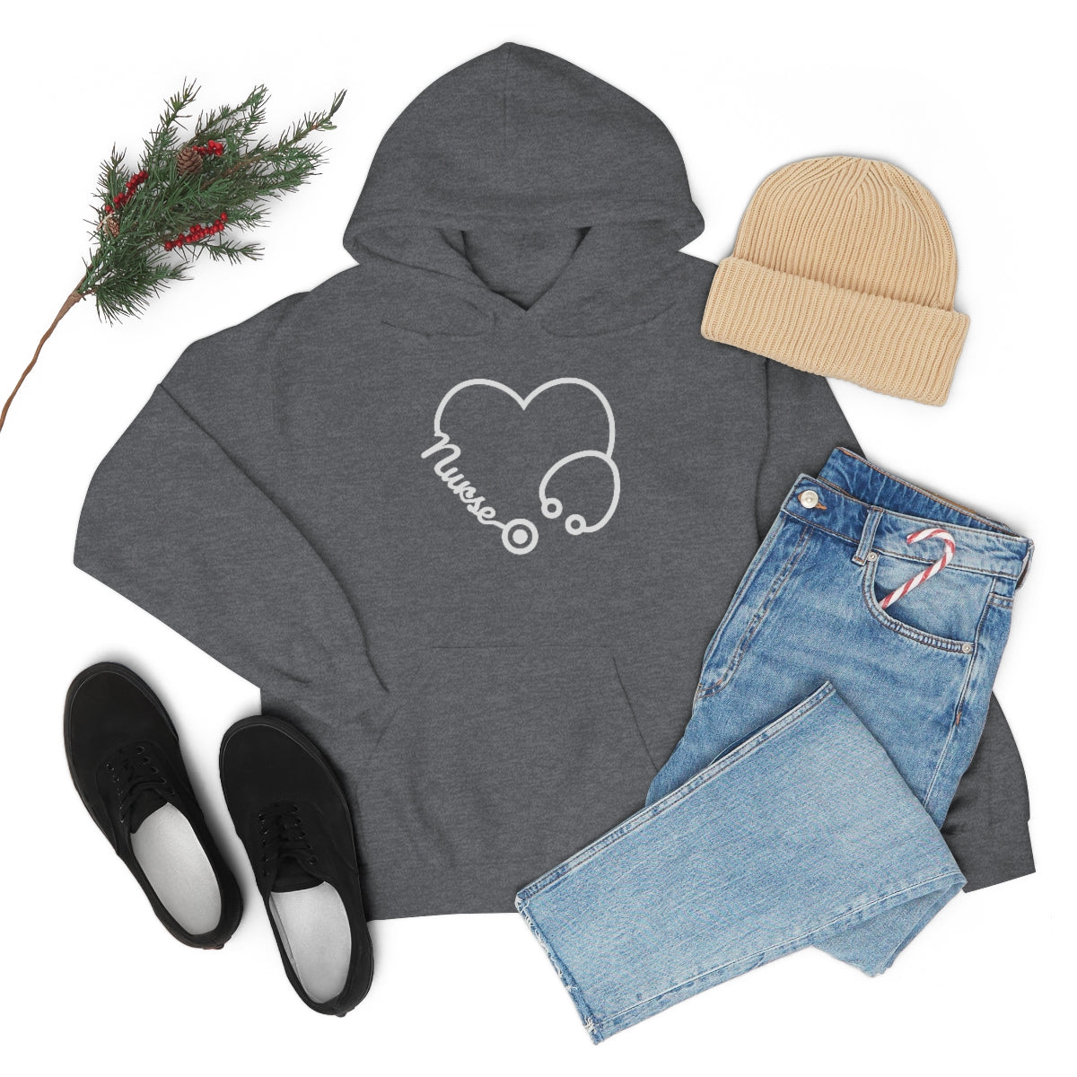 "Nurse" Unisex Heavy Blend™ Hooded Sweatshirt