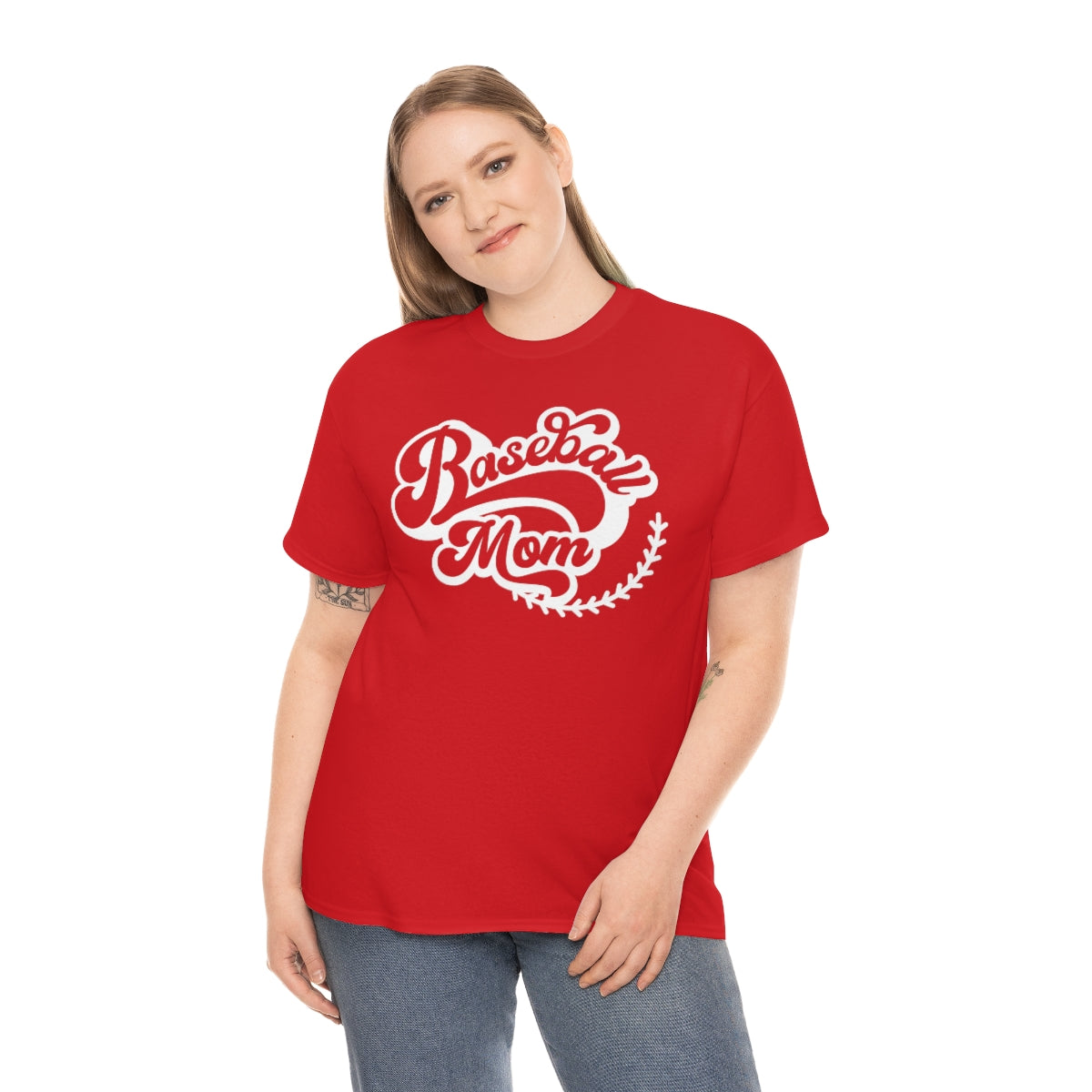 "Baseball Mom" Unisex Heavy Cotton Tee
