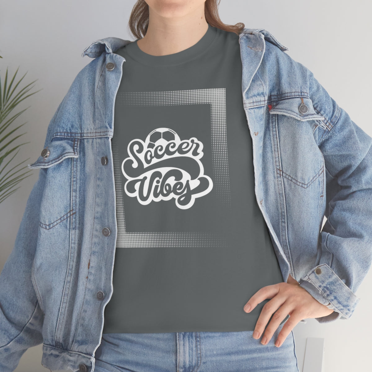"Soccer Vibes" Unisex Heavy Cotton Tee
