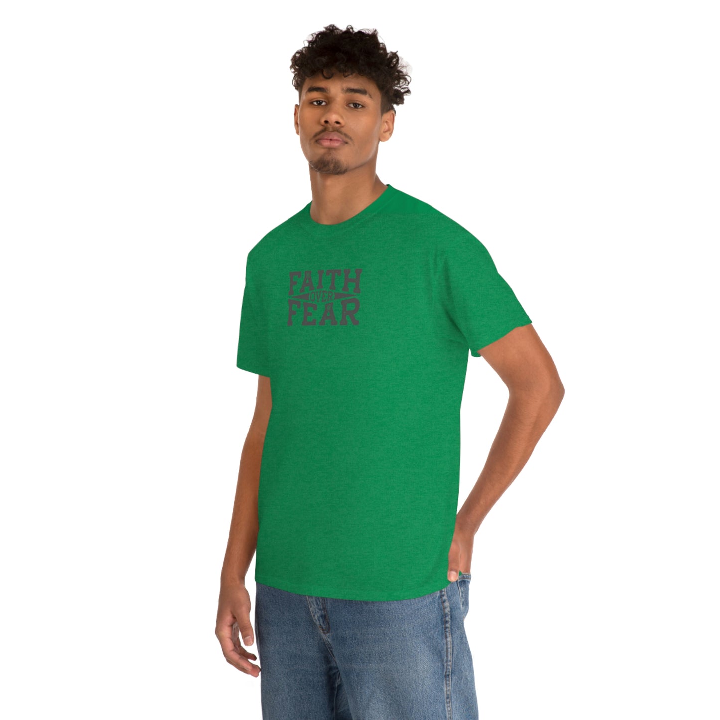 "Faith Over Fear" Unisex Heavy Cotton Tee
