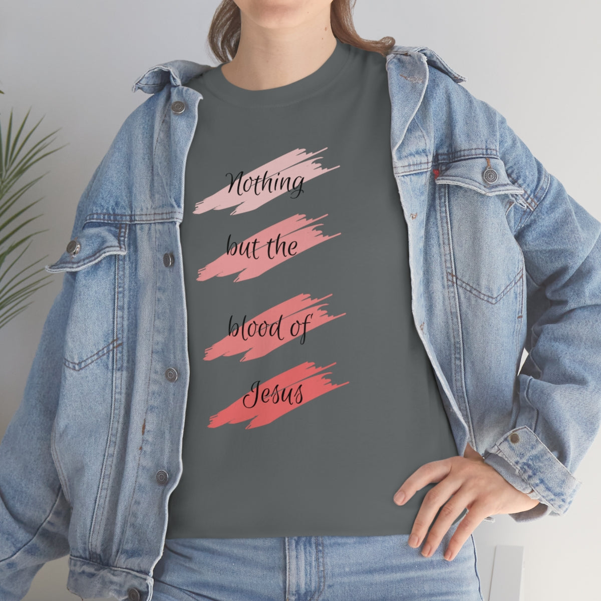"Nothing But the Blood" Unisex Heavy Cotton Tee