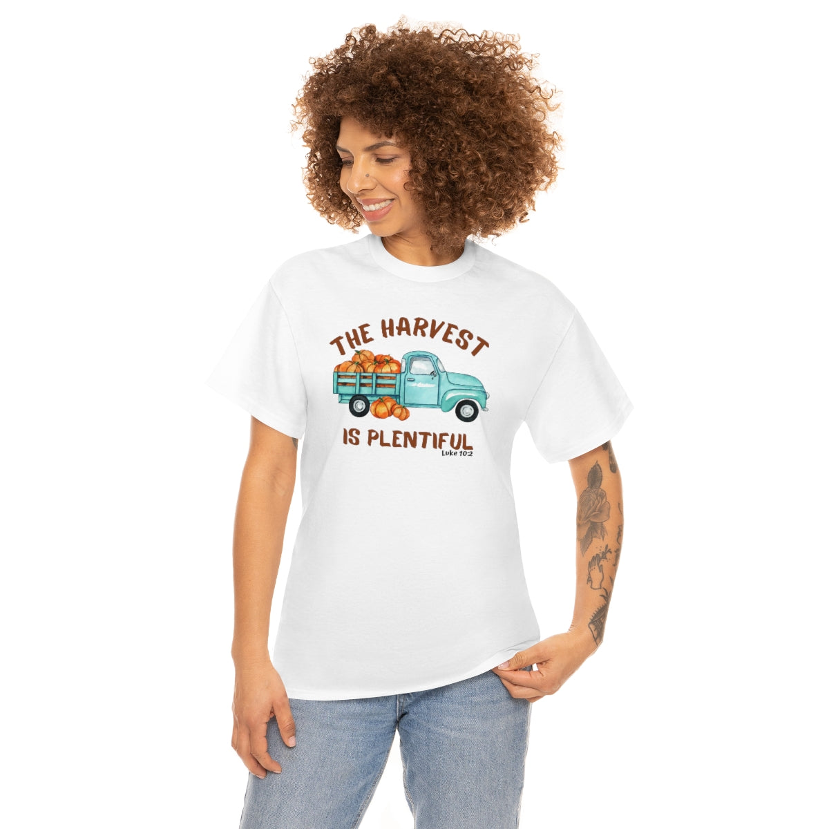 The Harvest is Plentiful Unisex Heavy Cotton Tee