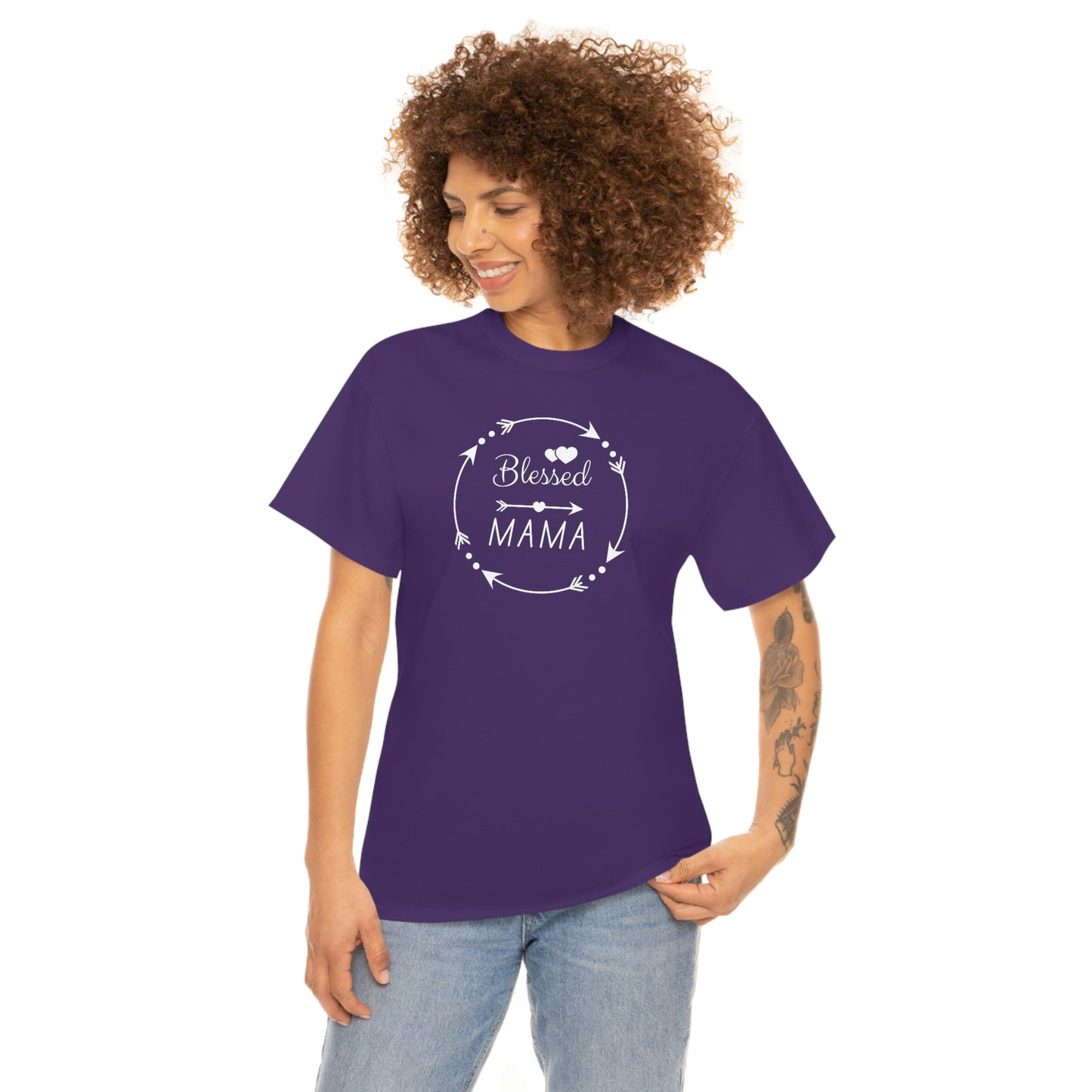 "Blessed Mama" Unisex Heavy Cotton Tee