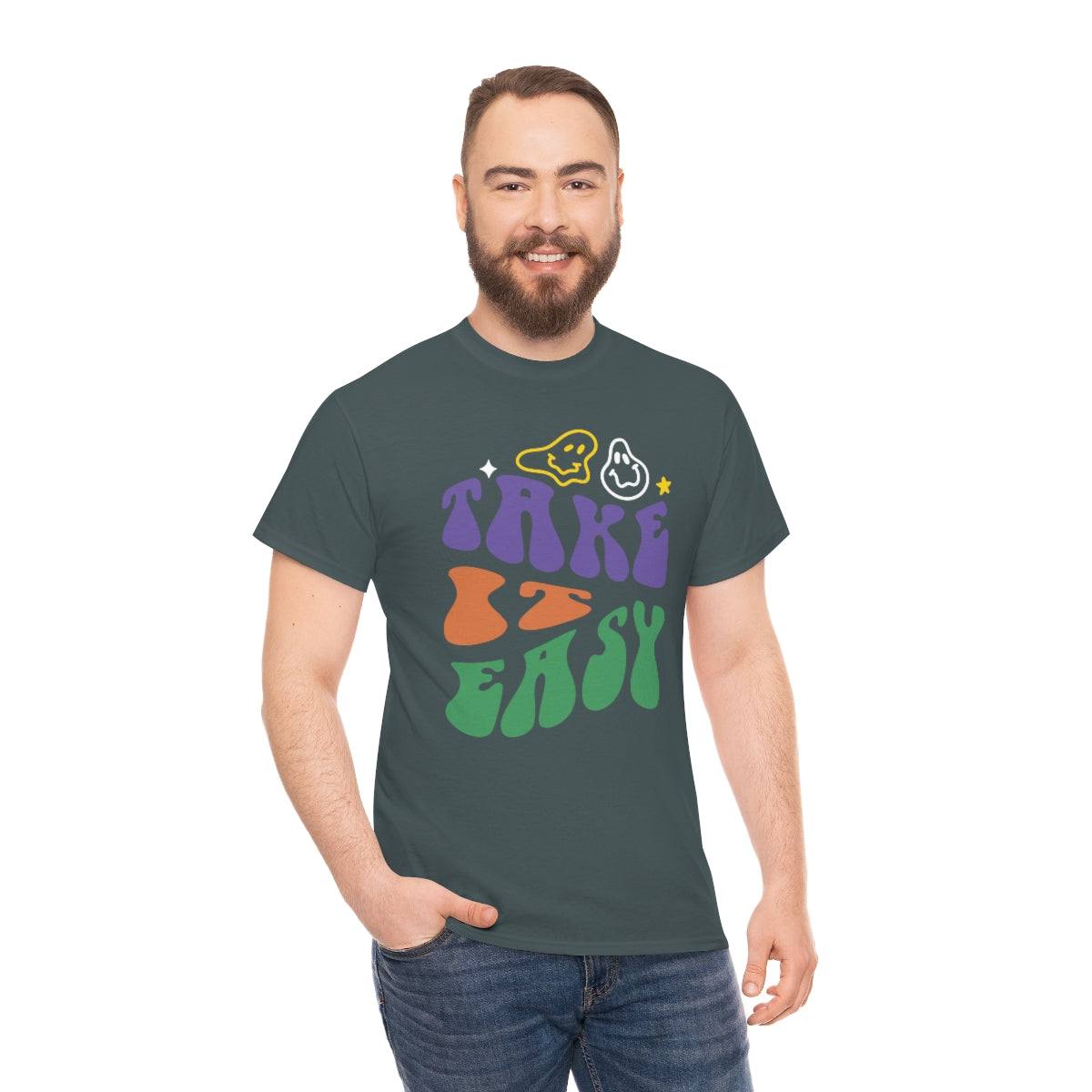 Take it Easy Unisex Heavy Cotton Tee