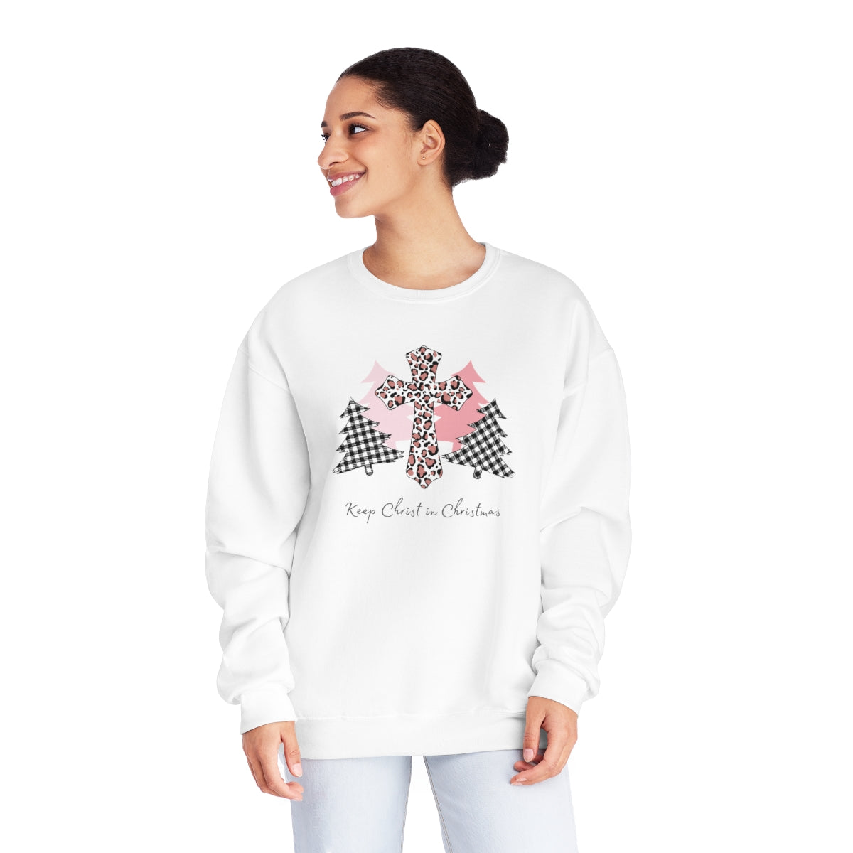 "Keep Christ in Christmas" Unisex NuBlend® Crewneck Sweatshirt