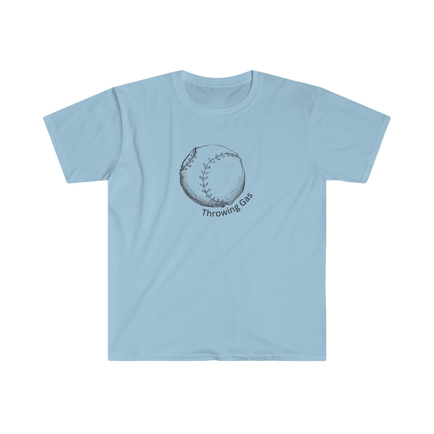 "Throwing Gas" Unisex Softstyle T-Shirt