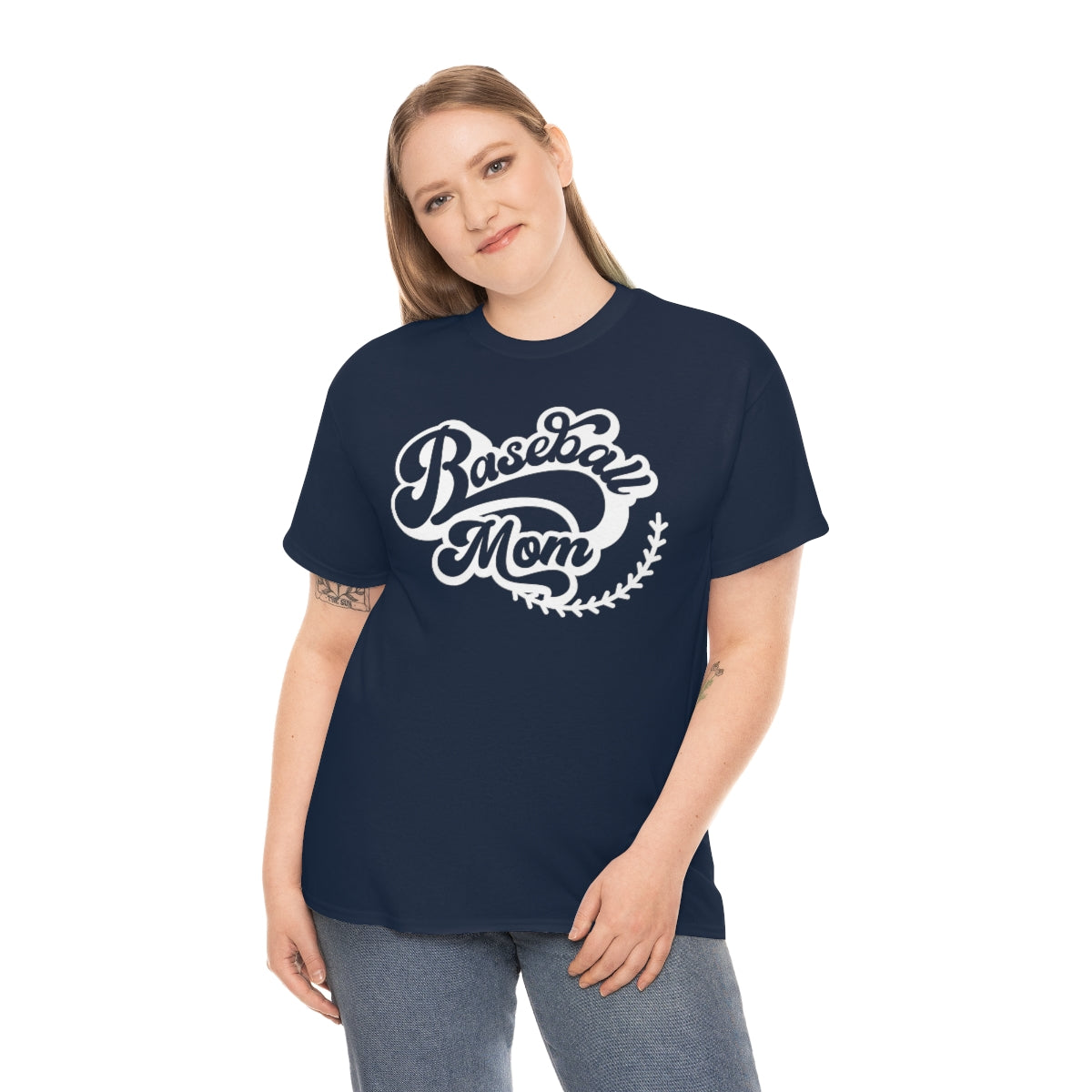 "Baseball Mom" Unisex Heavy Cotton Tee