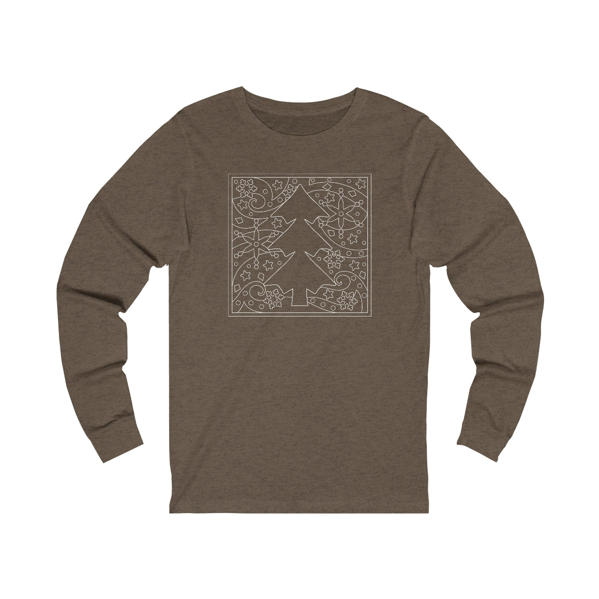 "Christmas Tree" Unisex Jersey Long Sleeve Tee