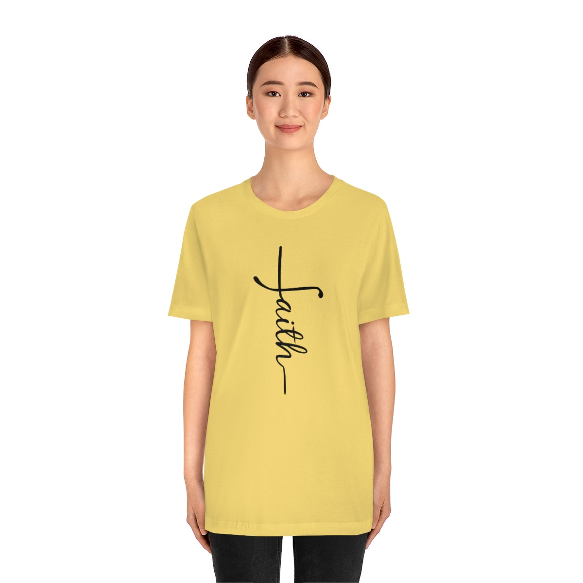 "Faith" Unisex Jersey Short Sleeve Tee