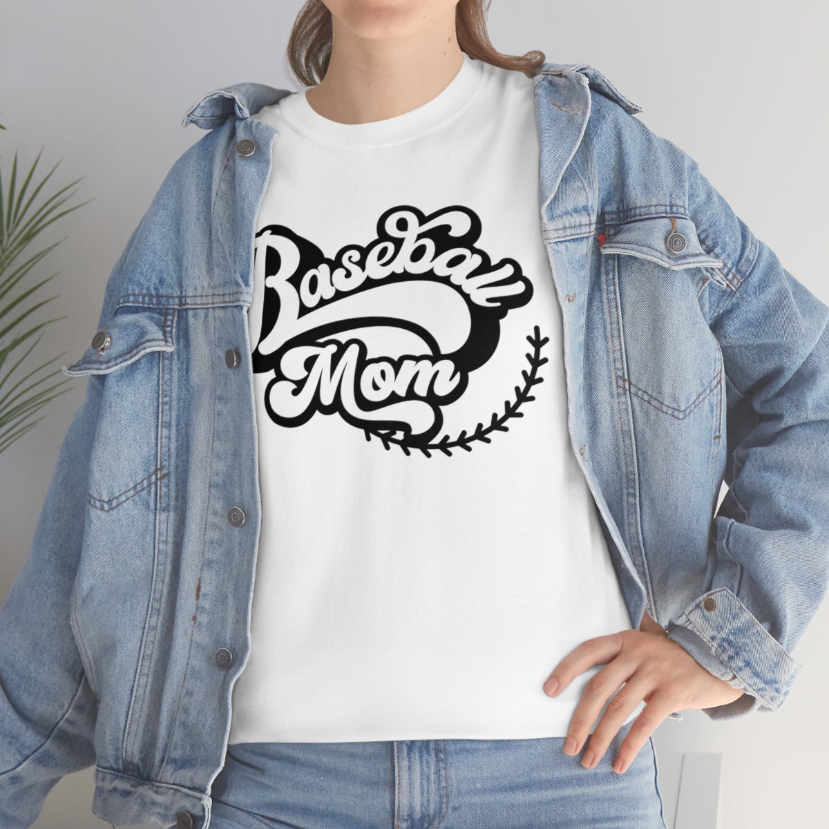 "Baseball Mom" Unisex Heavy Cotton Tee