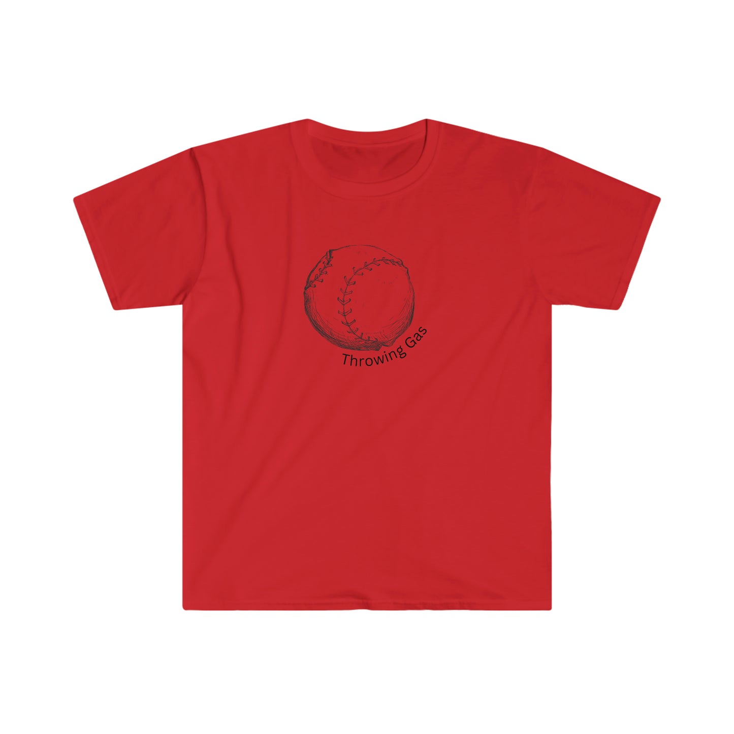 "Throwing Gas" Unisex Softstyle T-Shirt