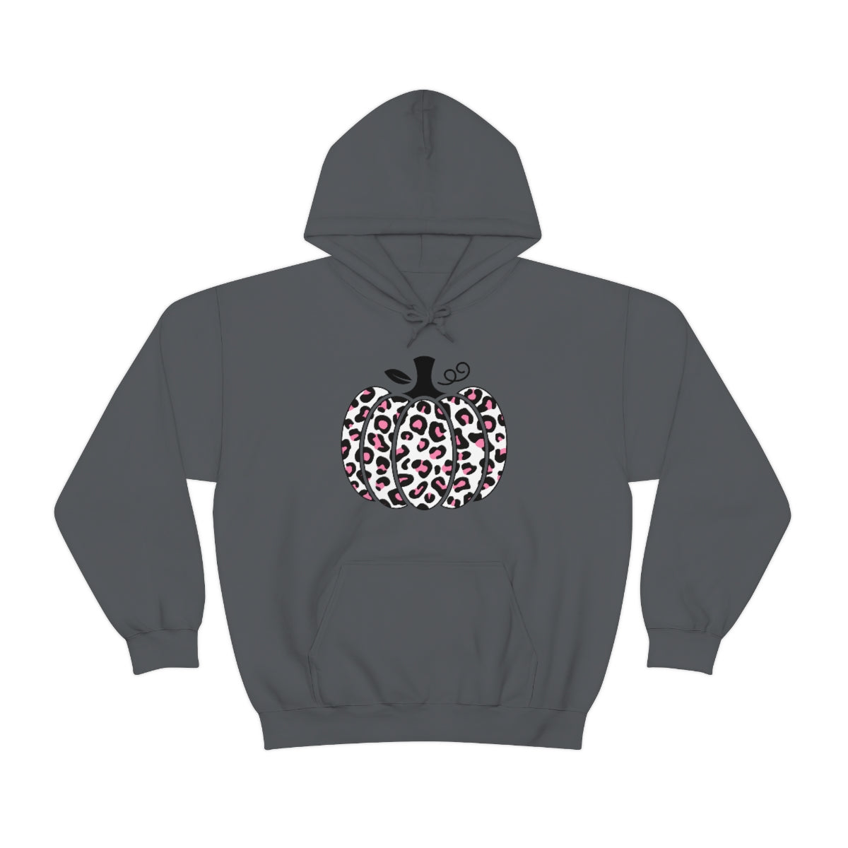 "Pink Leopard Pumpkin" Unisex Heavy Blend™ Hooded Sweatshirt