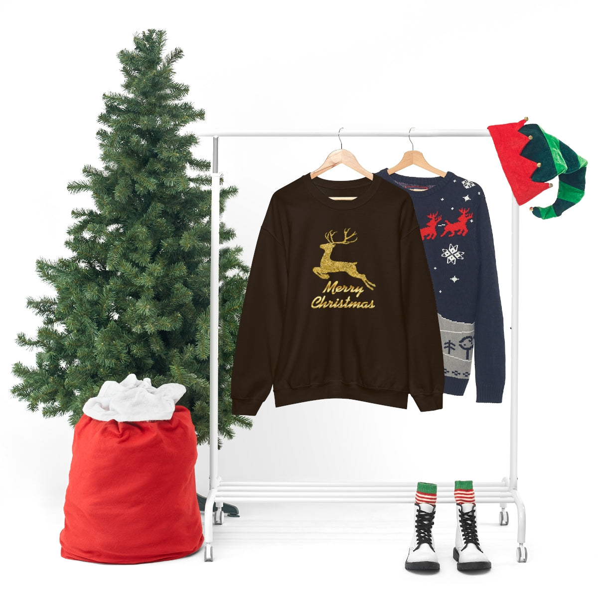 "Merry Christmas" Unisex Heavy Blend™ Crewneck Sweatshirt