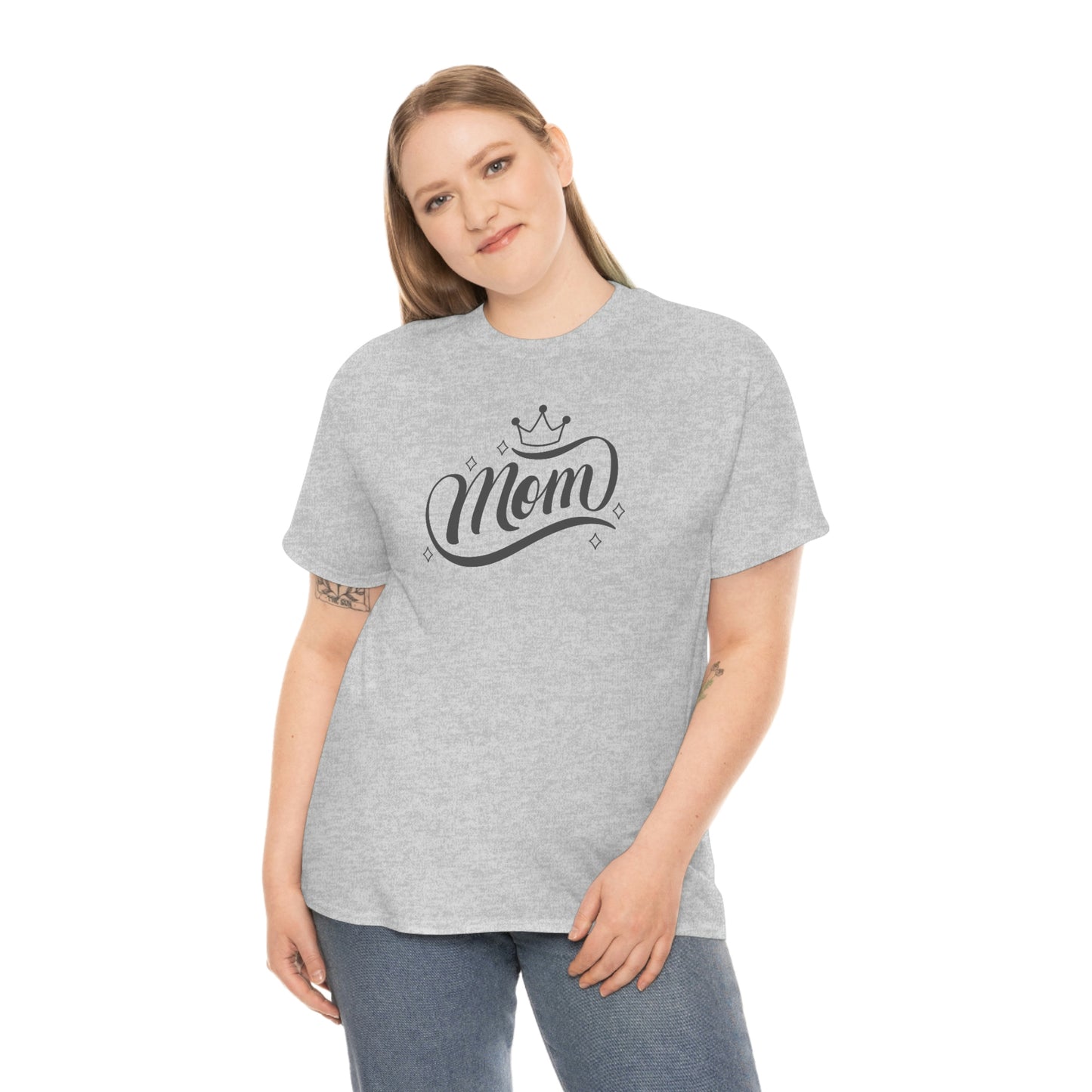 "Mom" Unisex Heavy Cotton Tee