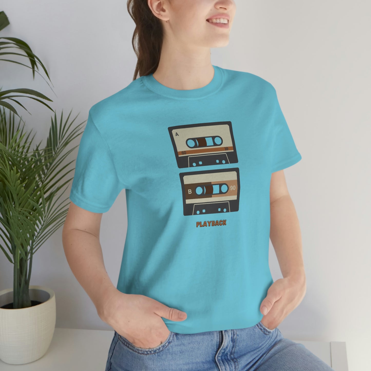 "Playback" Unisex Jersey Short Sleeve Tee