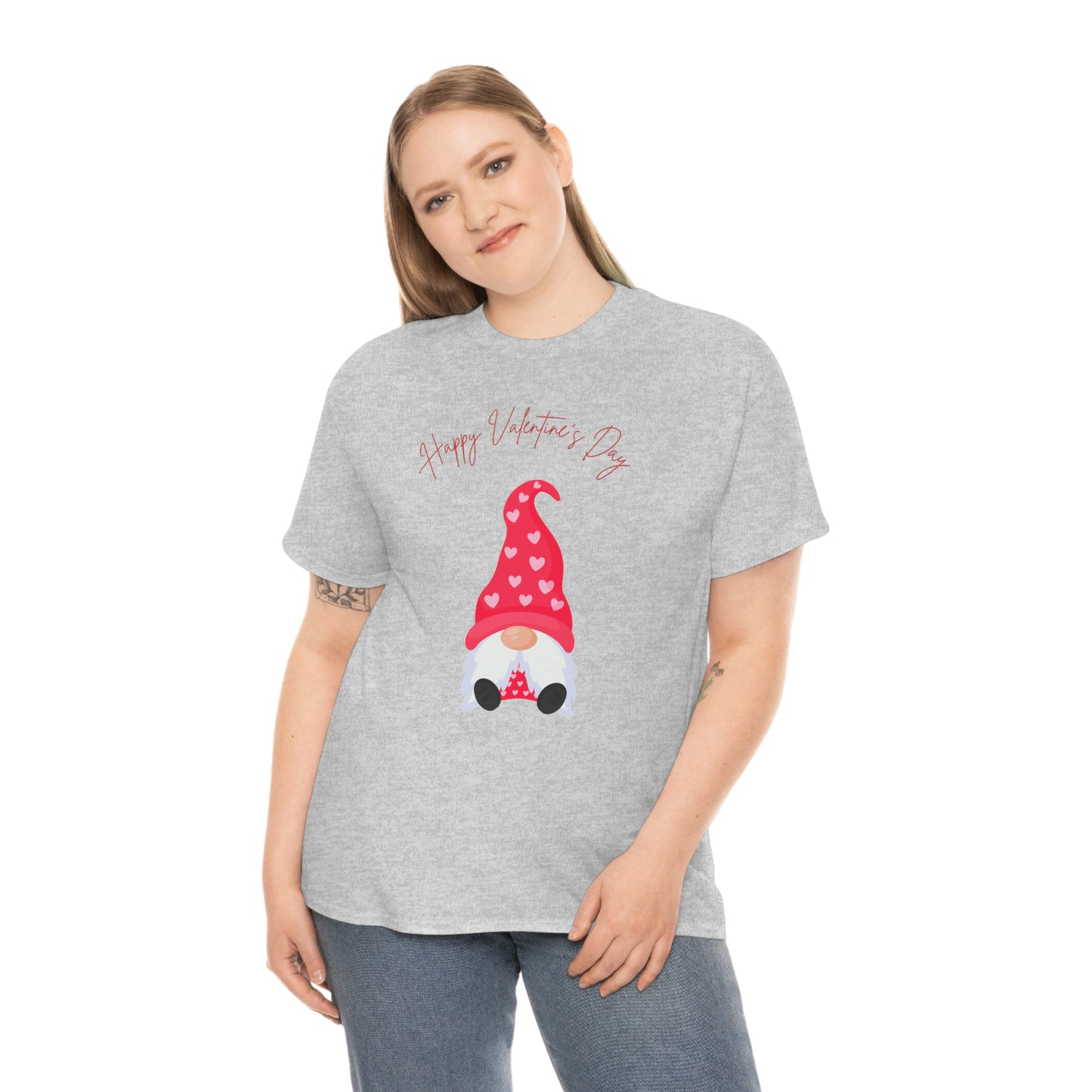 "Happy Valentine's Day" Unisex Heavy Cotton Tee