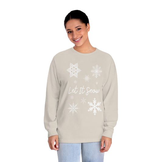 "Let It Snow" Unisex Classic Long Sleeve T-Shirt