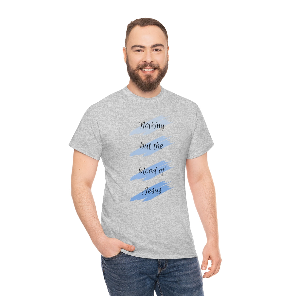 "Nothing But the Blood" Unisex Heavy Cotton Tee