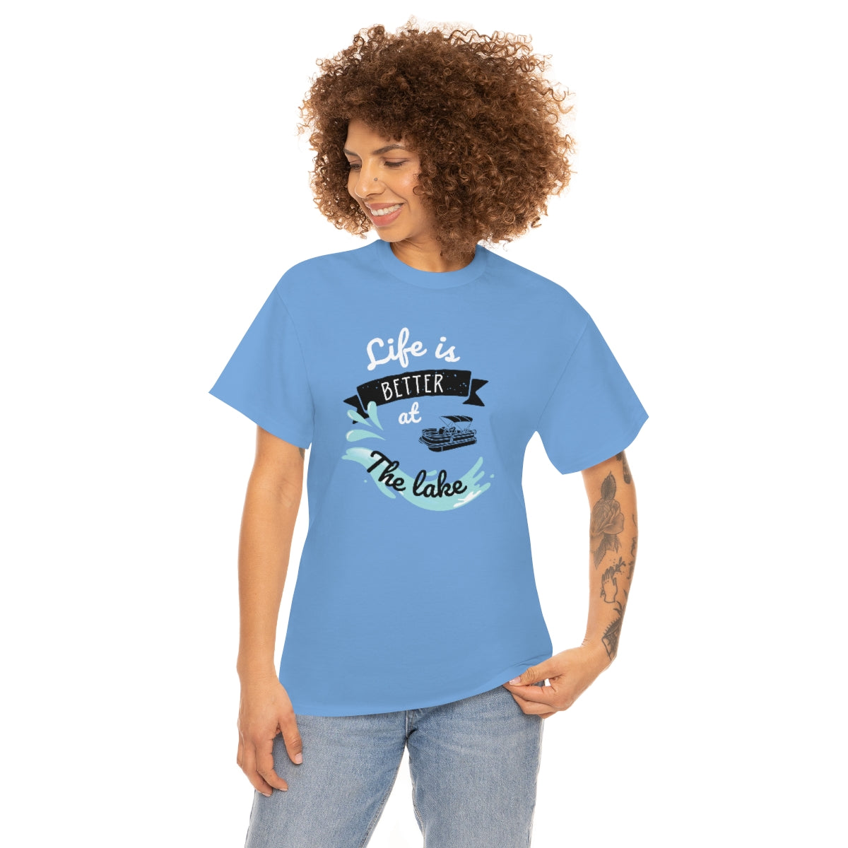 Life is Better at the Lake Unisex Heavy Cotton Tee