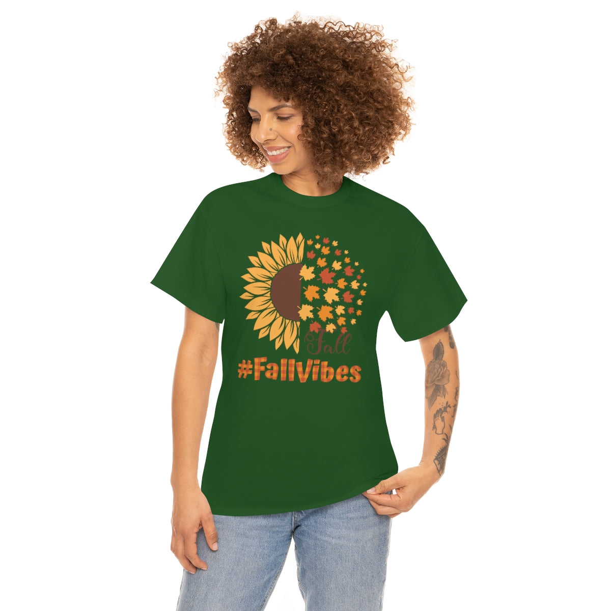 "#FallVibes" Unisex Heavy Cotton Tee