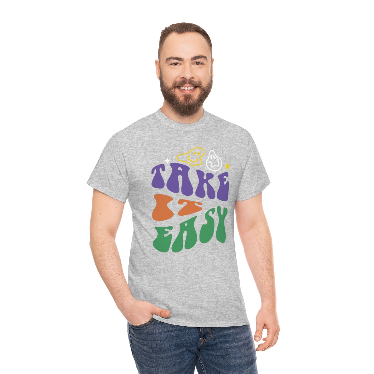 Take it Easy Unisex Heavy Cotton Tee