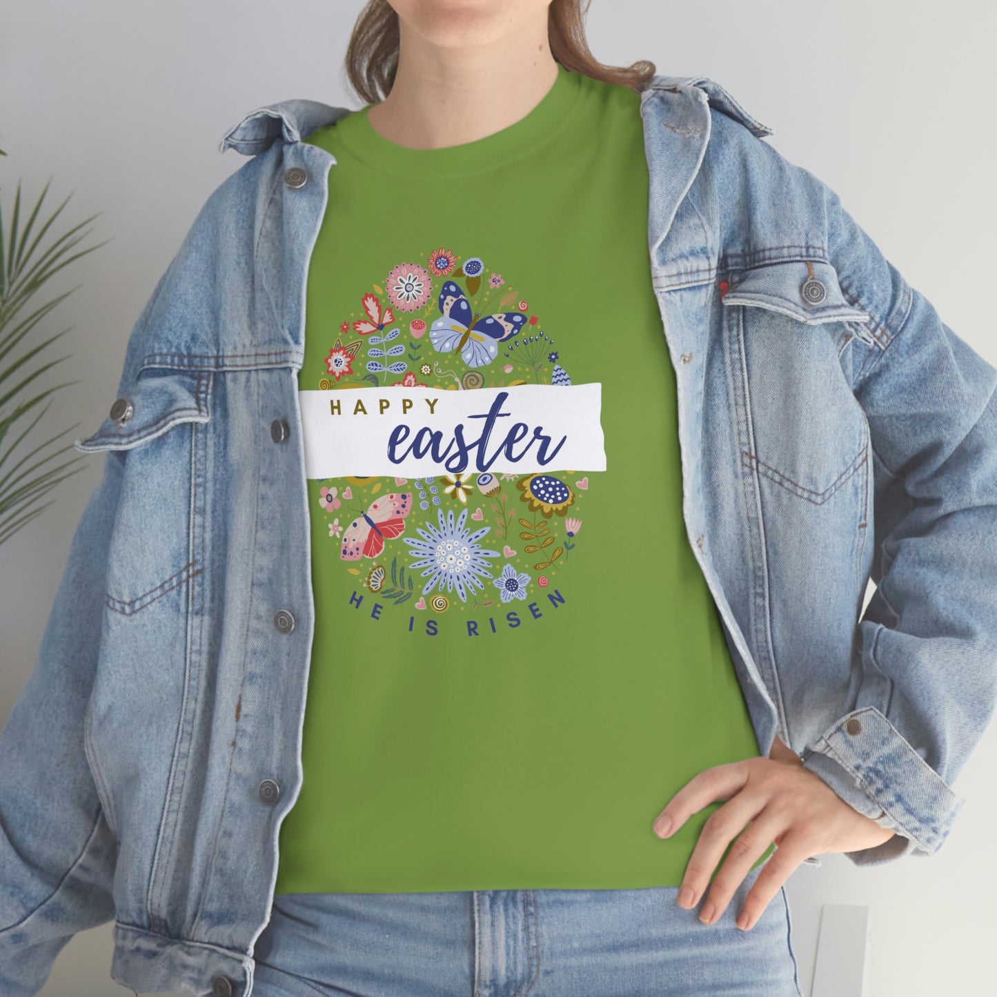"Happy Easter" Unisex Heavy Cotton Tee