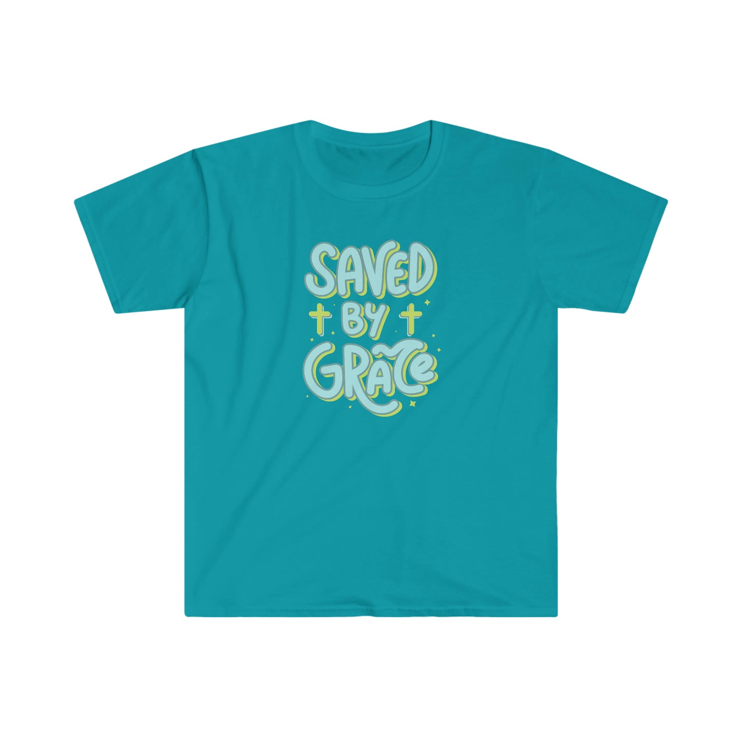 "Saved By Grace" Unisex Softstyle T-Shirt