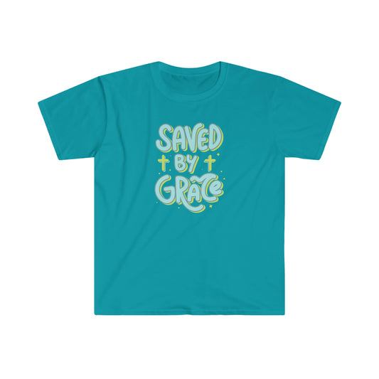 "Saved By Grace" Unisex Softstyle T-Shirt