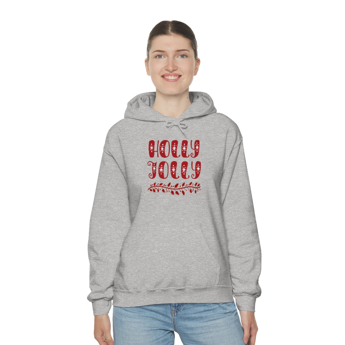 "Holly Jolly" Unisex Heavy Blend™ Hooded Sweatshirt