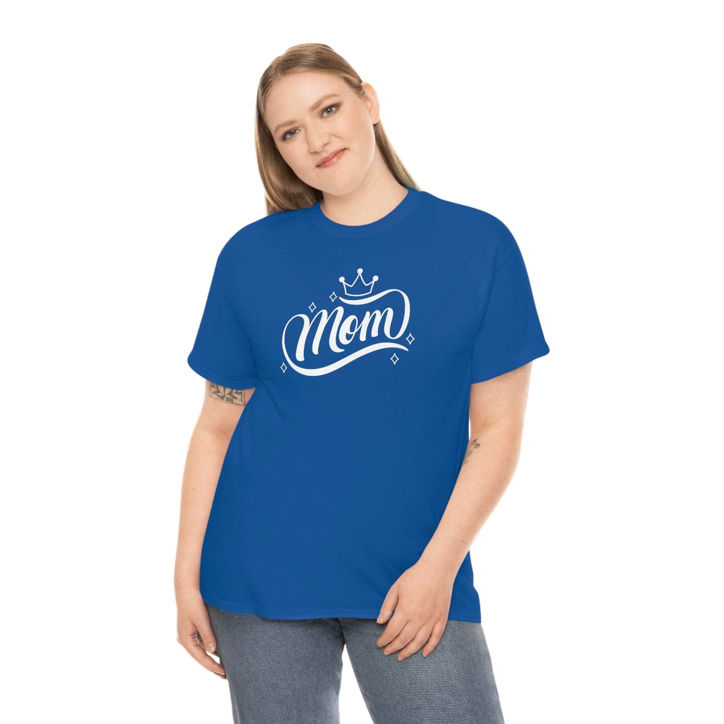 "Mom" Unisex Heavy Cotton Tee