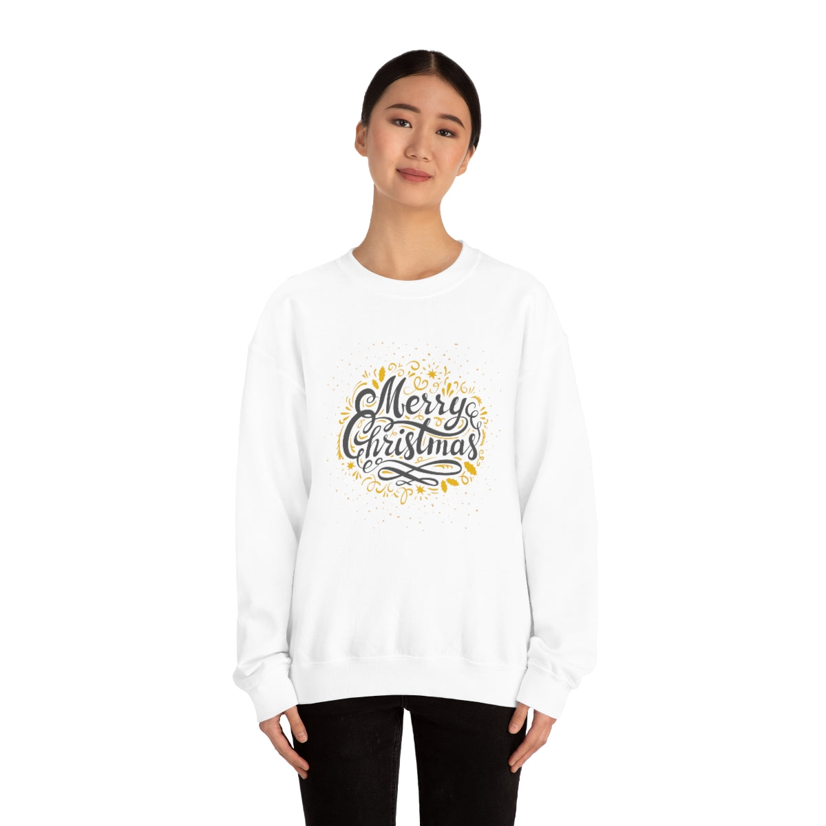 "Merry Christmas" Unisex Heavy Blend™ Crewneck Sweatshirt