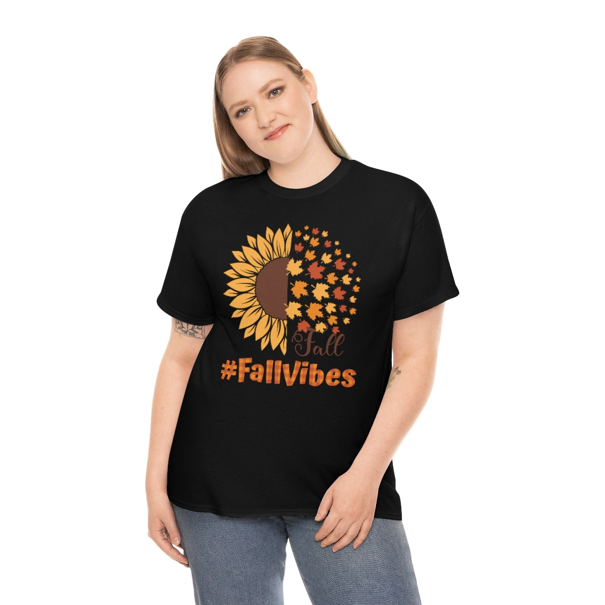 "#FallVibes" Unisex Heavy Cotton Tee