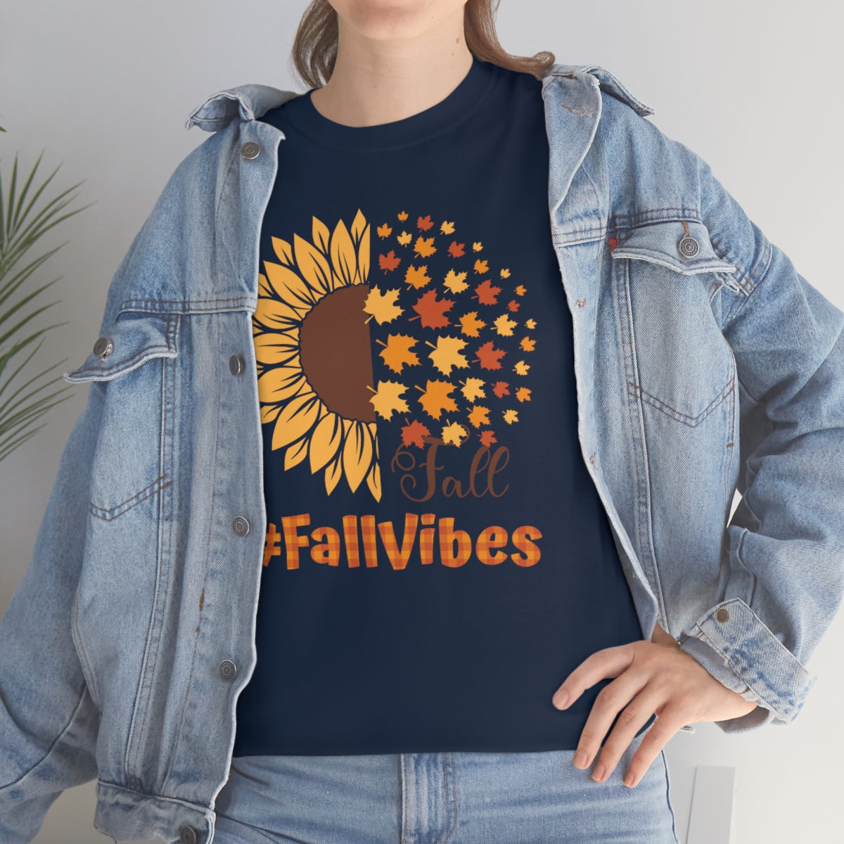 "#FallVibes" Unisex Heavy Cotton Tee