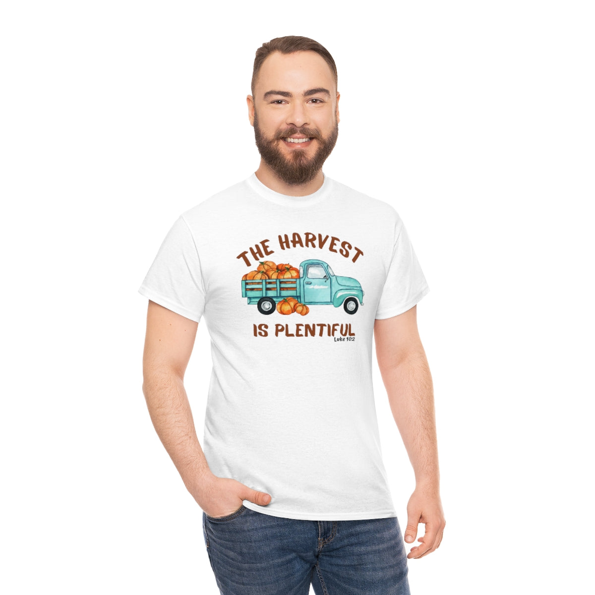 The Harvest is Plentiful Unisex Heavy Cotton Tee