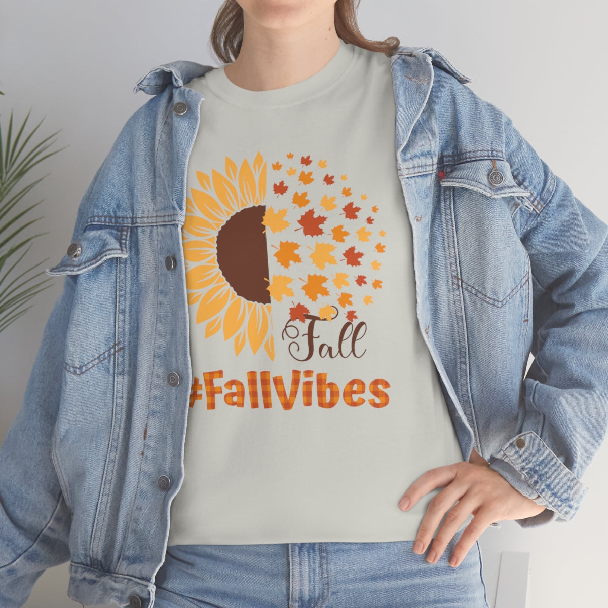 "#FallVibes" Unisex Heavy Cotton Tee