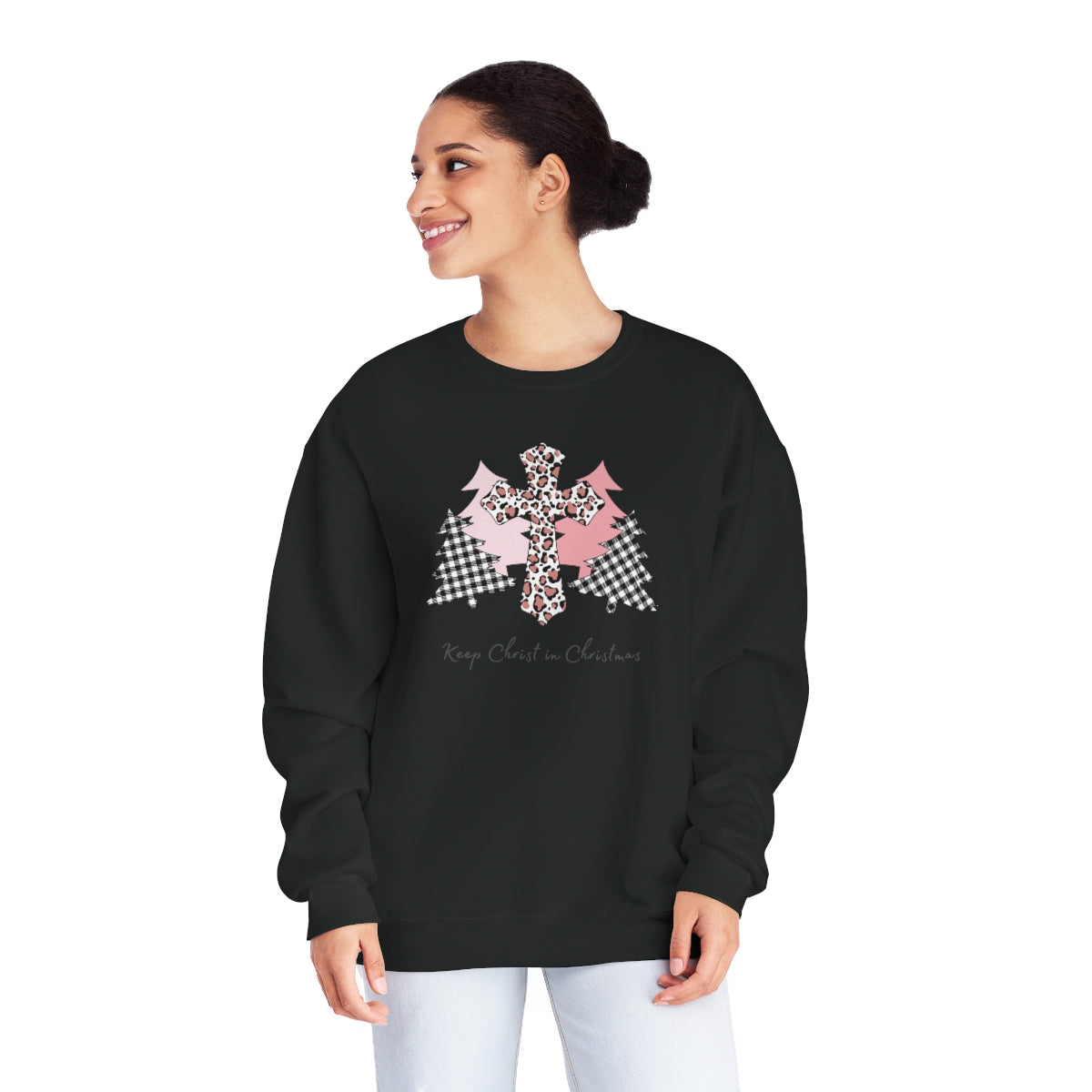 "Keep Christ in Christmas" Unisex NuBlend® Crewneck Sweatshirt