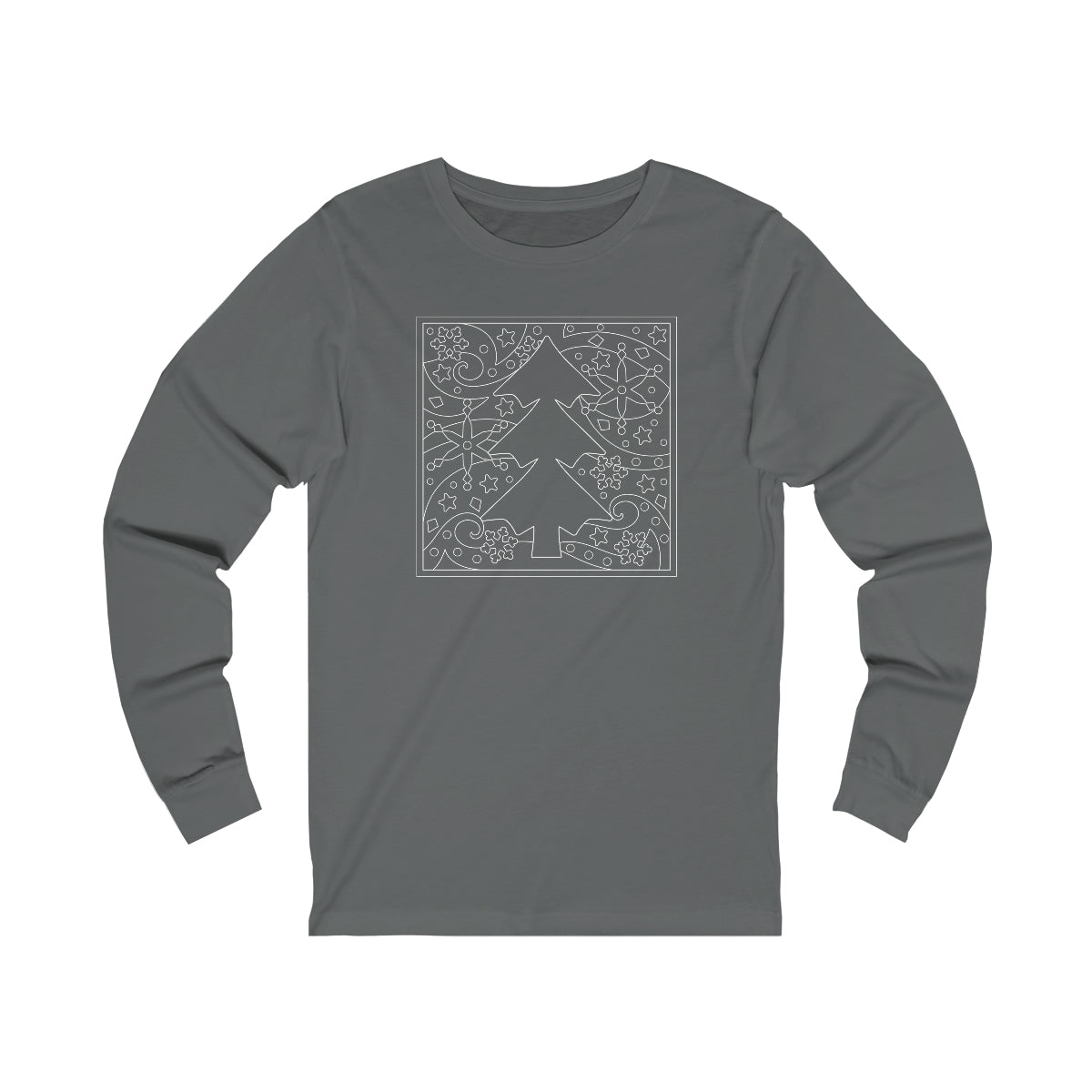 "Christmas Tree" Unisex Jersey Long Sleeve Tee
