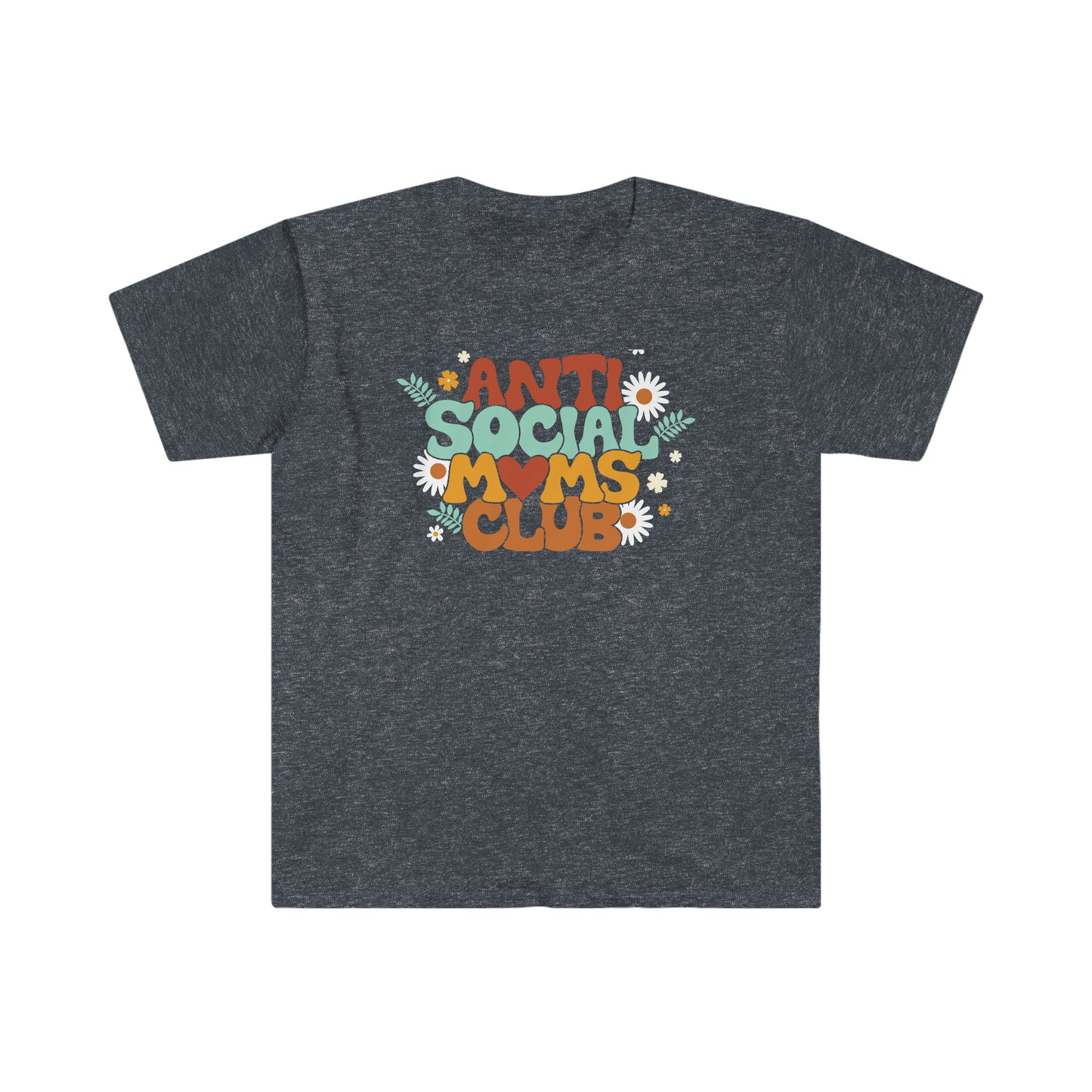 "Anti Social Moms Club" Unisex Softstyle T-Shirt