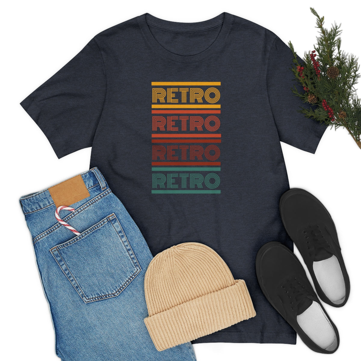 Retro Unisex Jersey Short Sleeve Tee