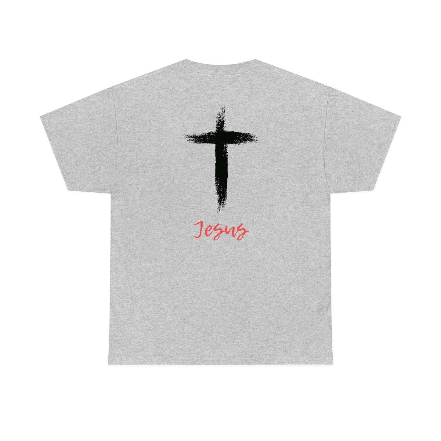 "Saved By The Blood" (Front/Back Design) Unisex Heavy Cotton Tee