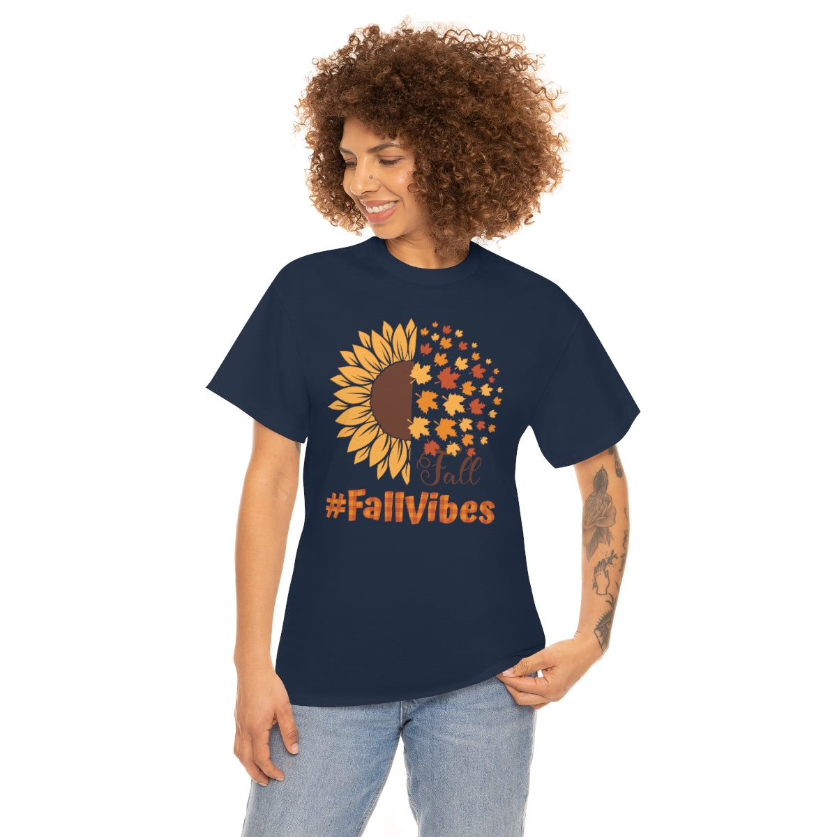 "#FallVibes" Unisex Heavy Cotton Tee