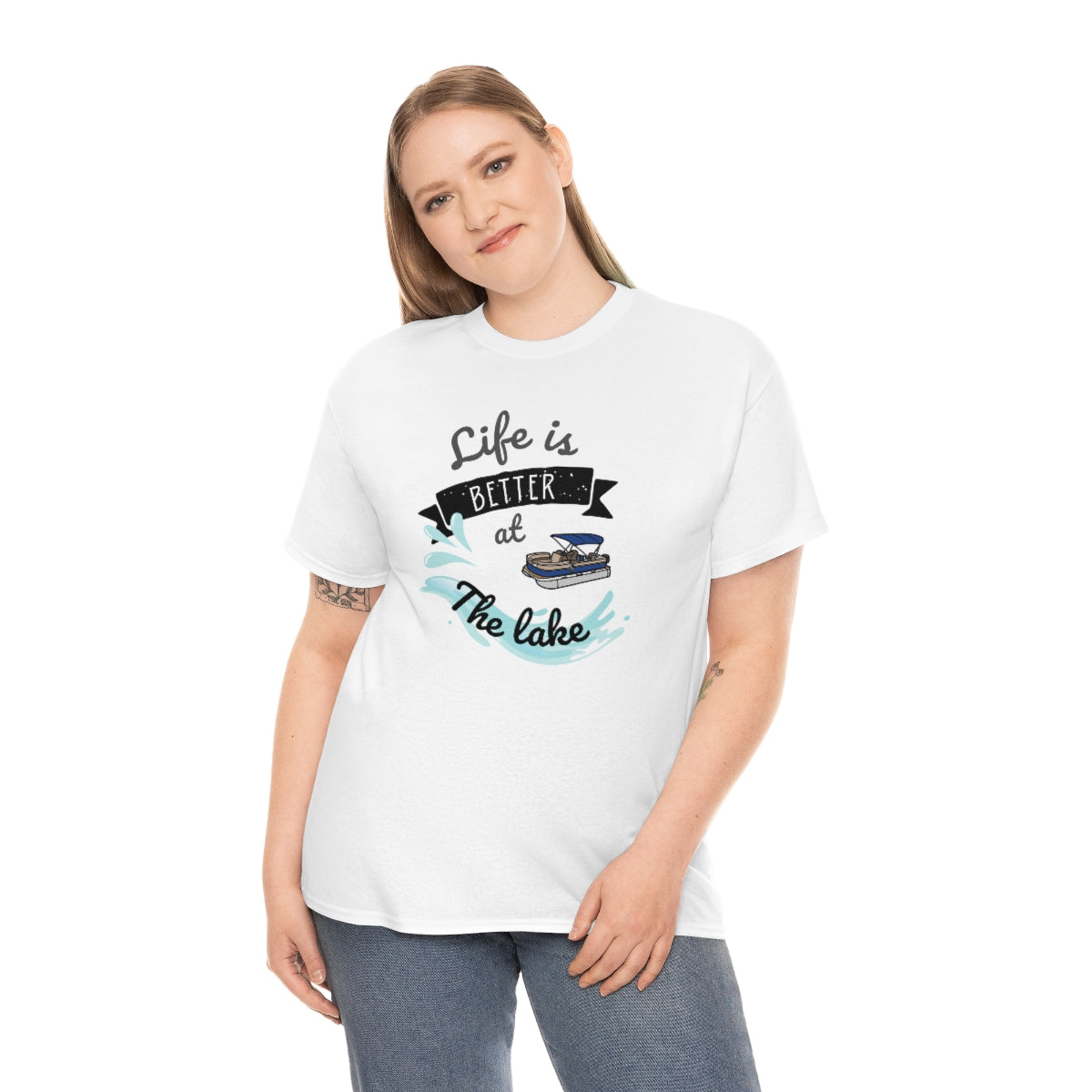 Life is Better at the Lake Unisex Heavy Cotton Tee
