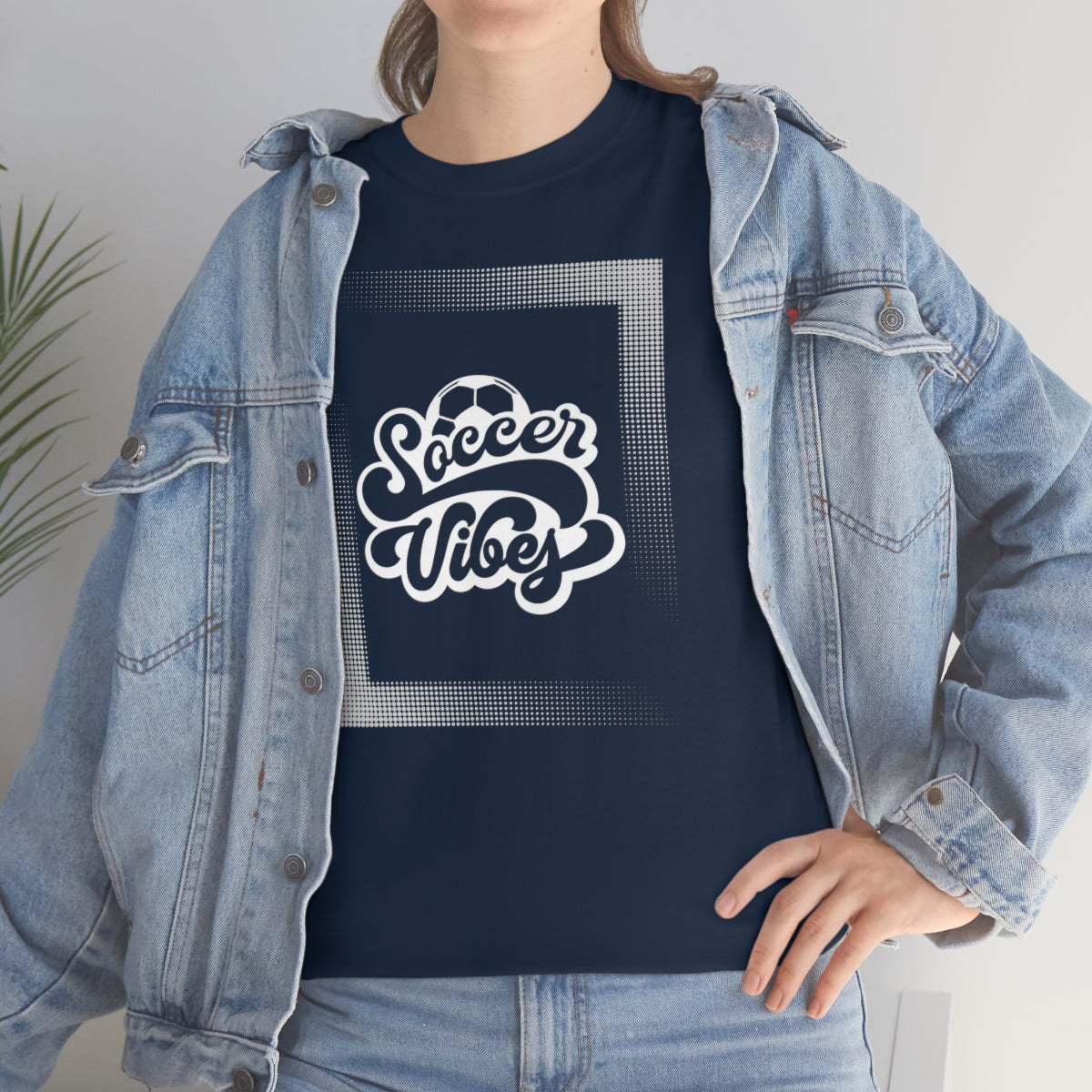 "Soccer Vibes" Unisex Heavy Cotton Tee