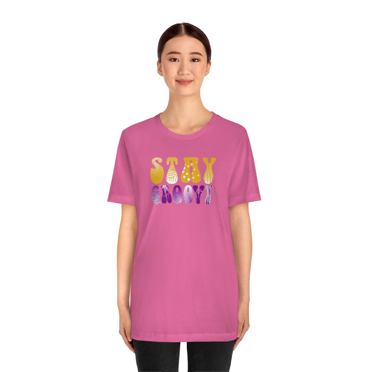 Stay Groovy Unisex Jersey Short Sleeve Tee
