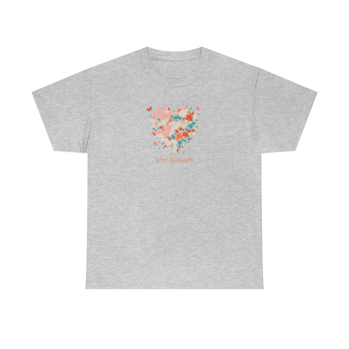 "Time to Bloom" Unisex Heavy Cotton Tee